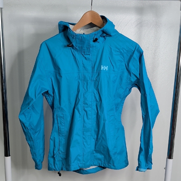 Helly Hansen Jackets & Blazers - Helly Hansen Teal Waterproof Jacket